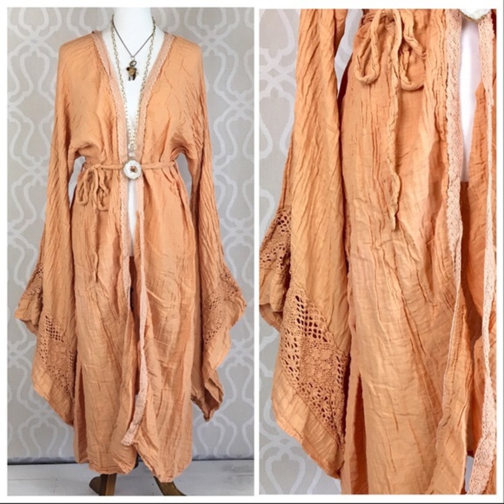 Athena Goddess Kimono Robe Duster - Picture 2 of 8
